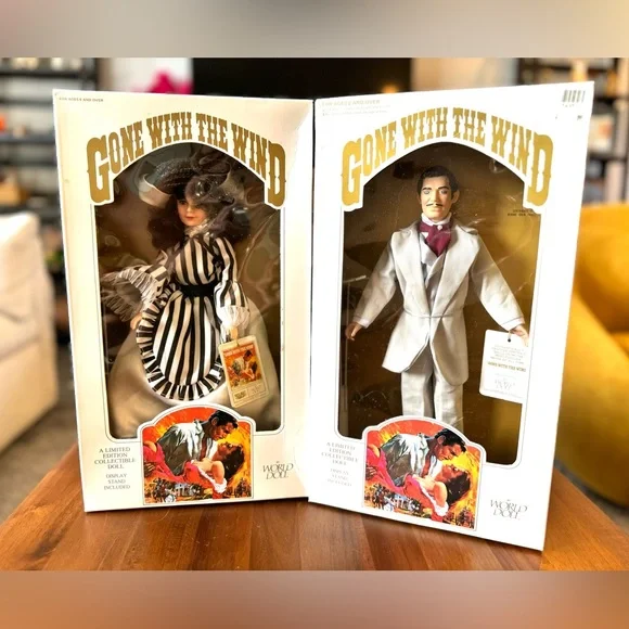 World Doll Gone With The Wind Scarlet and Rhett Dolls - Picture 2 of 8